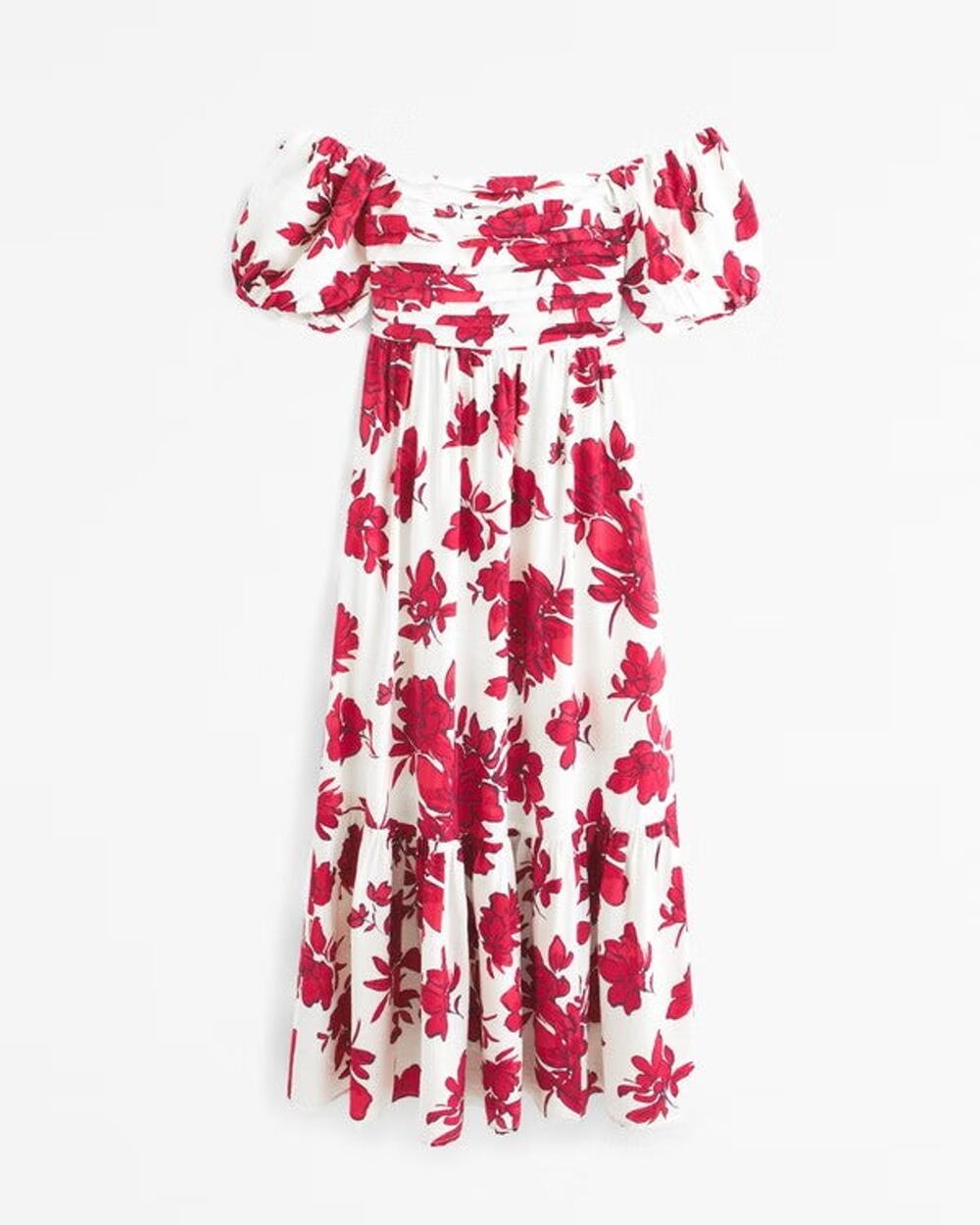 Abercrombie & Fitch The A&F Emerson Off-The-Shoulder Maxi Dress - S